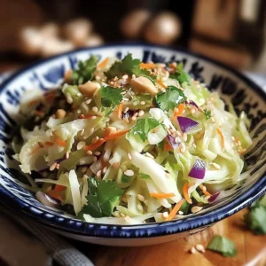 Ginger Sesame Cabbage Salad