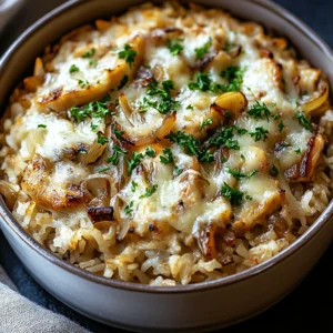 French Onion Chicken Rice