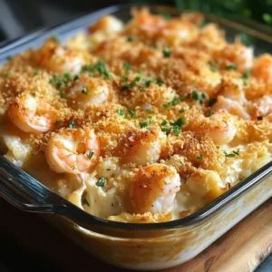 Decadent Crab and Shrimp Casserole